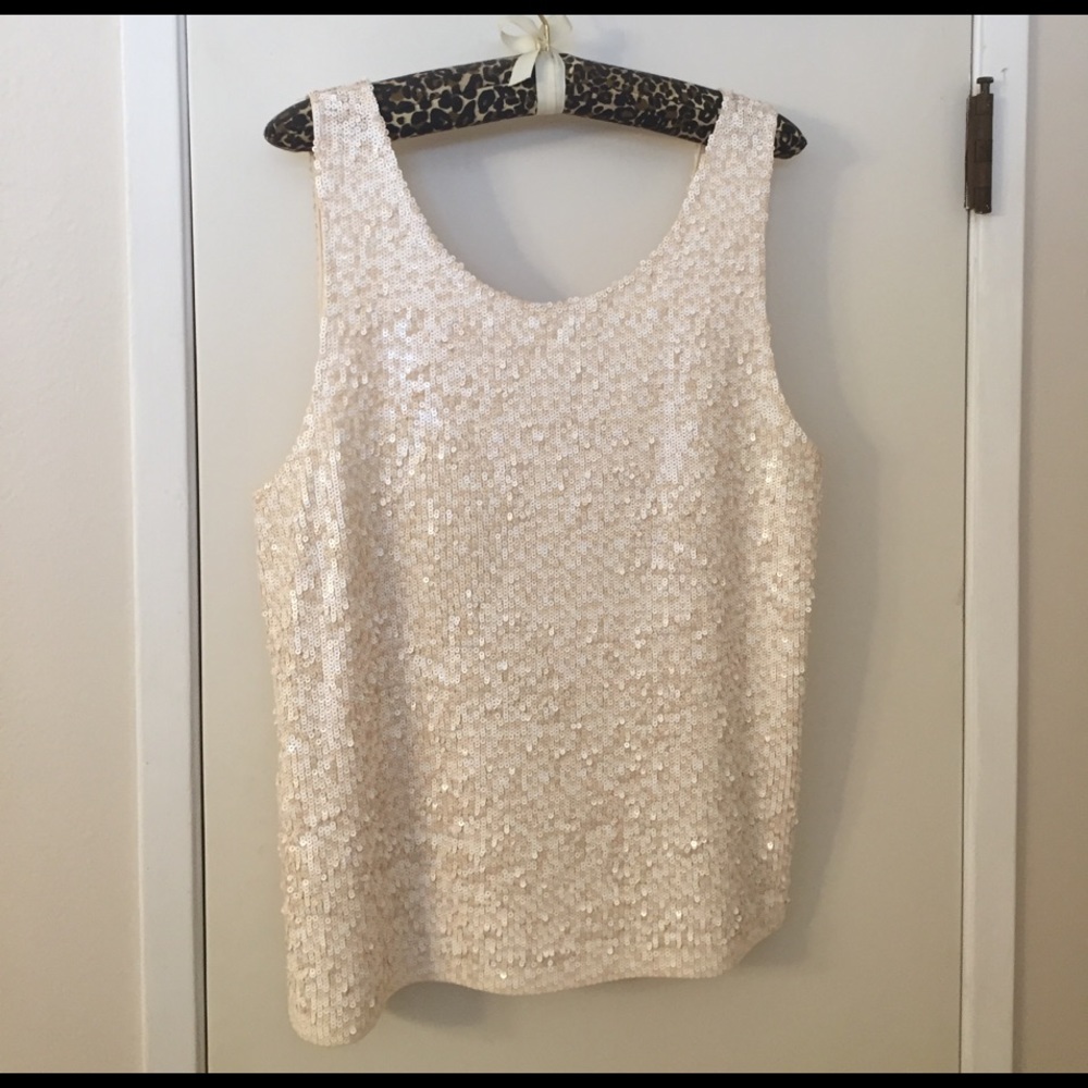 J.crew sequin tank